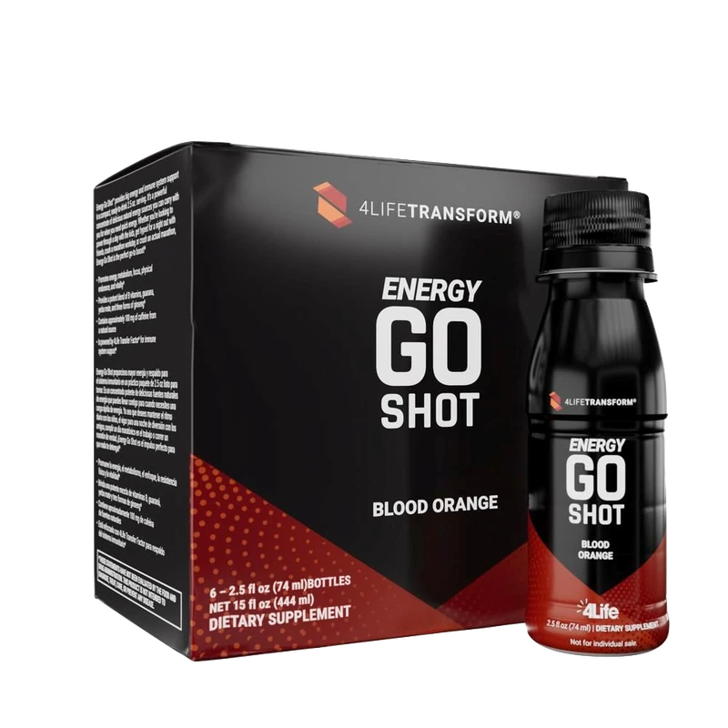 4Life Energy Go Shot — 2.5 fl oz blood orange energy shot